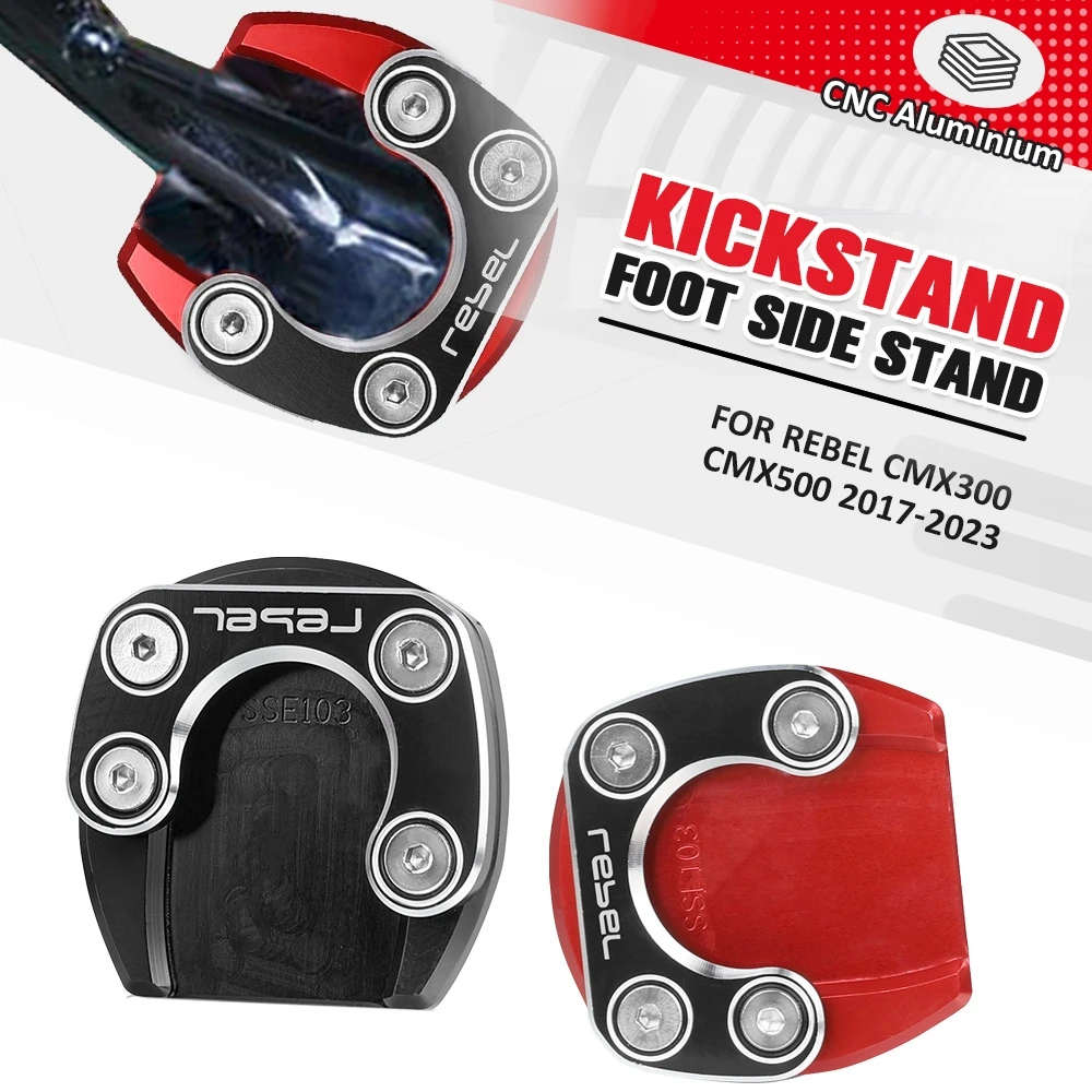 For Honda Rebel CMX 300 500 2017-2021 Motorcycle Accessories Kickstand Extension Pad Side Stand Enlarger Plate CMX300 CMX500
For Honda Rebel CMX 300 500 2017-2021 Motorcycle Accessories Kickstand Extension Pad Side Stand Enlarger Plate CMX300 CMX500