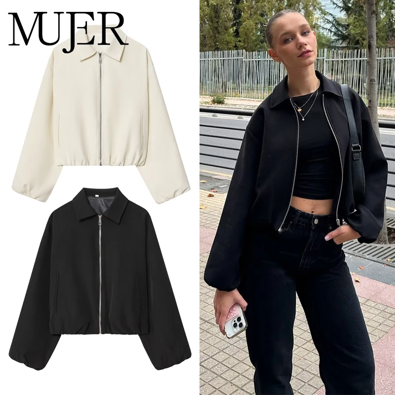 MUJER пышные куртки-бомберы для женщин, университетская укороченная куртка на молнии, женская демисезонная куртка для женщин, верхняя одежда, женские пальто
MUJER пышные куртки-бомберы для женщин, университетская укороченная куртка на молнии, женская демисезонная куртка для женщин, верхняя одежда, женские пальто