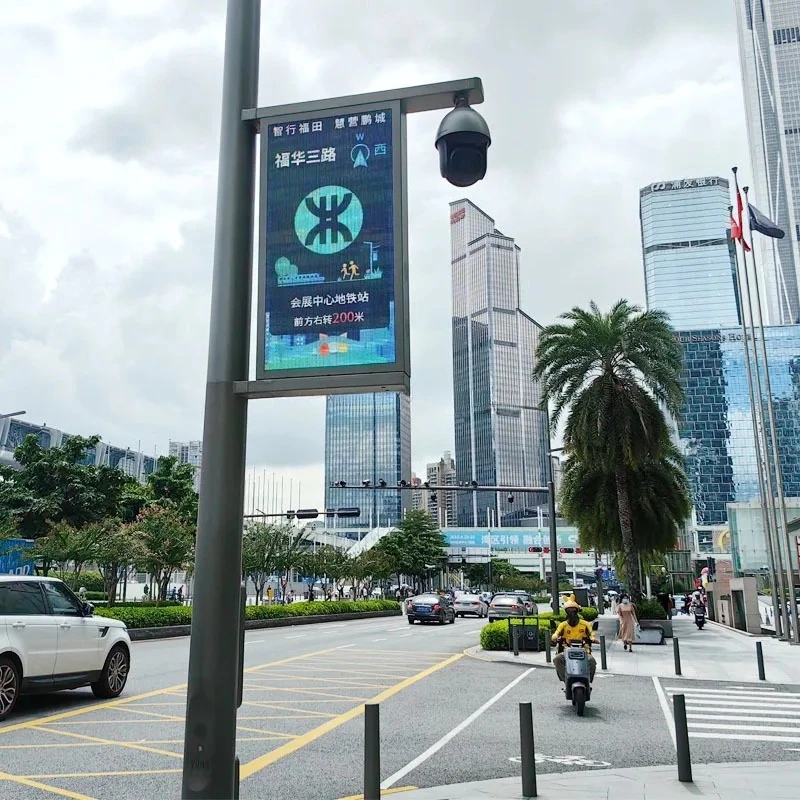 Metal Smart Street Lamp Pole Advertising Screen 43 Inch Video Led Screen Display Panel
Metal Smart Street Lamp Pole Advertising Screen 43 Inch Video Led Screen Display Panel