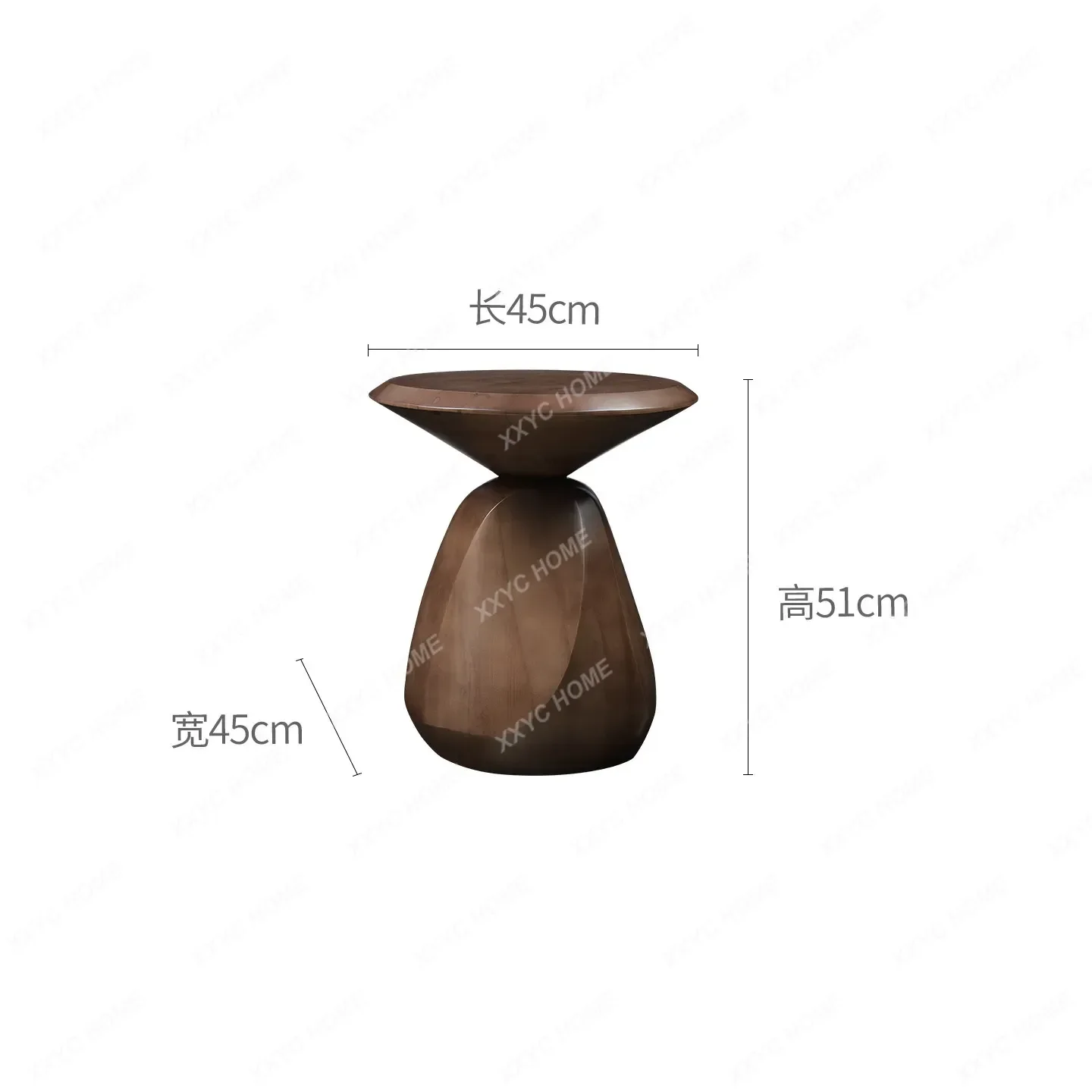 Medieval style solid wood edge few high-end designer creative living room side table bedside corner few
Medieval style solid wood edge few high-end designer creative living room side table bedside corner few