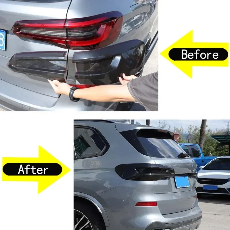For BMW X5 G05 2019-2022 ABS Black Car Rear Tail Light Housing Tail Light Trim Cover Sticker Car Accessories
For BMW X5 G05 2019-2022 ABS Black Car Rear Tail Light Housing Tail Light Trim Cover Sticker Car Accessories