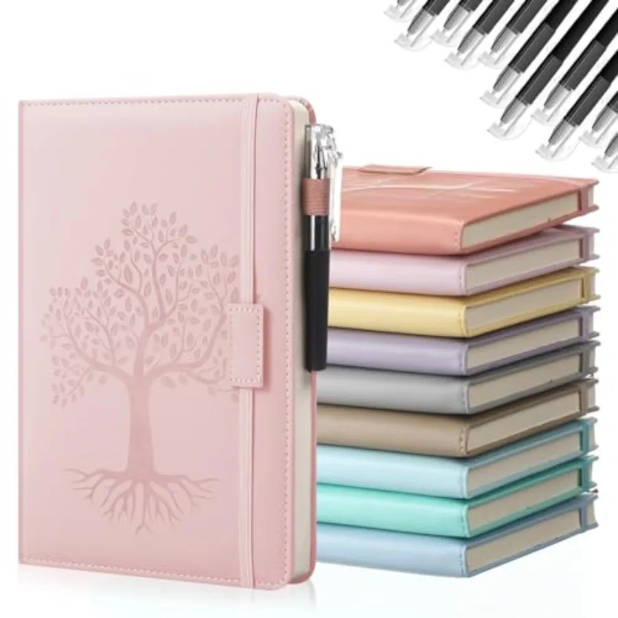 10 Pack Lined Journal Notebook A5 Tree of Life Hardcover Leather Journal with 10 Pen, College Ruled Notebook for Travel, Busine
10 Pack Lined Journal Notebook A5 Tree of Life Hardcover Leather Journal with 10 Pen, College Ruled Notebook for Travel, Busine