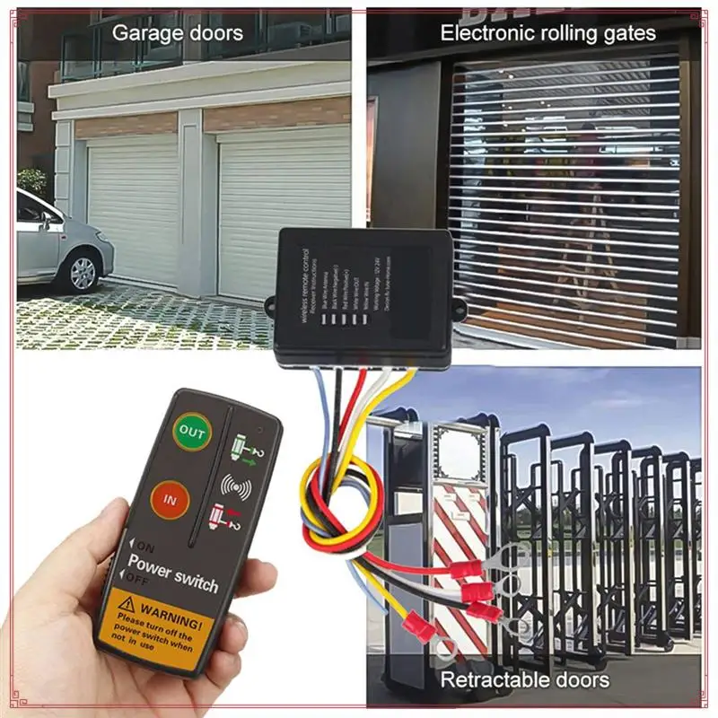Versatile Universal Winch Wireless Remote Control Kit 12/24V Electric Switch For Jeep ATV SUV Truck Compatibility
Versatile Universal Winch Wireless Remote Control Kit 12/24V Electric Switch For Jeep ATV SUV Truck Compatibility