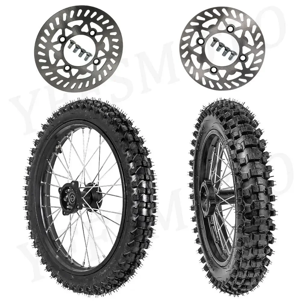 17'' inch 70/100- 17 Front Wheel RimTire+90/100-14 Wheel Rim Front RimTire + Brake Disc Rotor for Pit Dirt Bike Motocross
17'' inch 70/100- 17 Front Wheel RimTire+90/100-14 Wheel Rim Front RimTire + Brake Disc Rotor for Pit Dirt Bike Motocross
