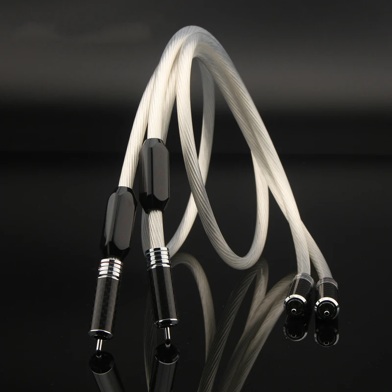Кабель RCA с 2 штекерами на 2 штекера, медная Посеребренная Hi-Fi аудиосигнальная линия, штекер из углеродного волокна
Кабель RCA с 2 штекерами на 2 штекера, медная Посеребренная Hi-Fi аудиосигнальная линия, штекер из углеродного волокна