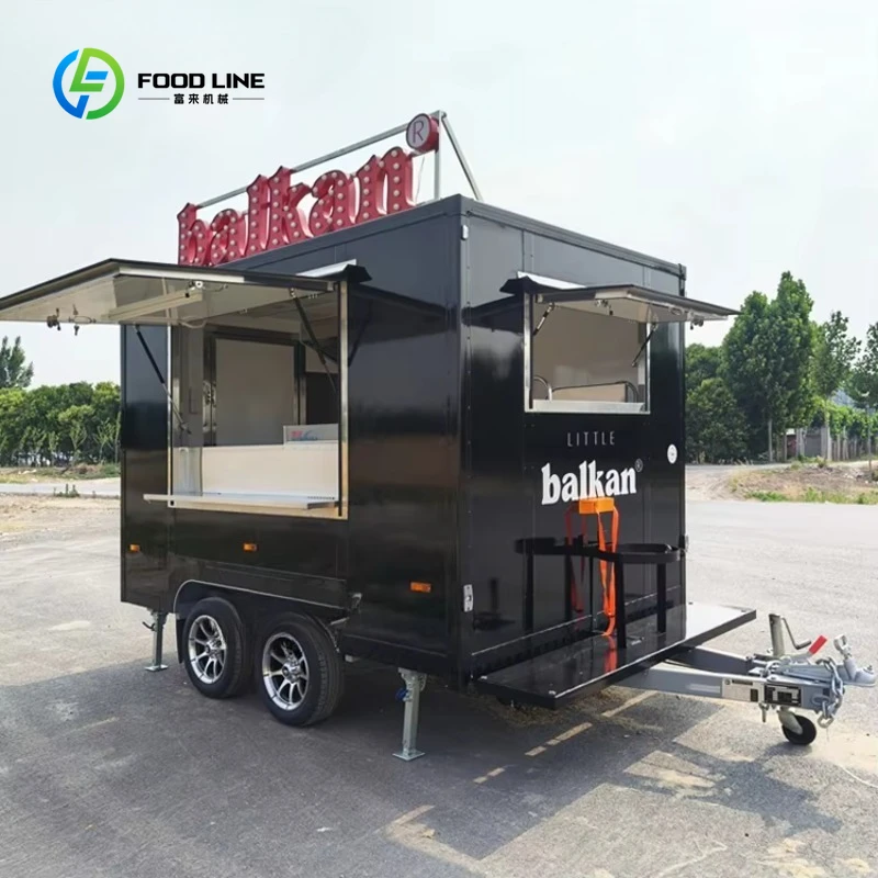 Customized Multi-Scene Mobile Food Trailer - Mini Catering Cart for Ice Cream/Coffee/Hotdog, Street/Beach Use
Customized Multi-Scene Mobile Food Trailer - Mini Catering Cart for Ice Cream/Coffee/Hotdog, Street/Beach Use