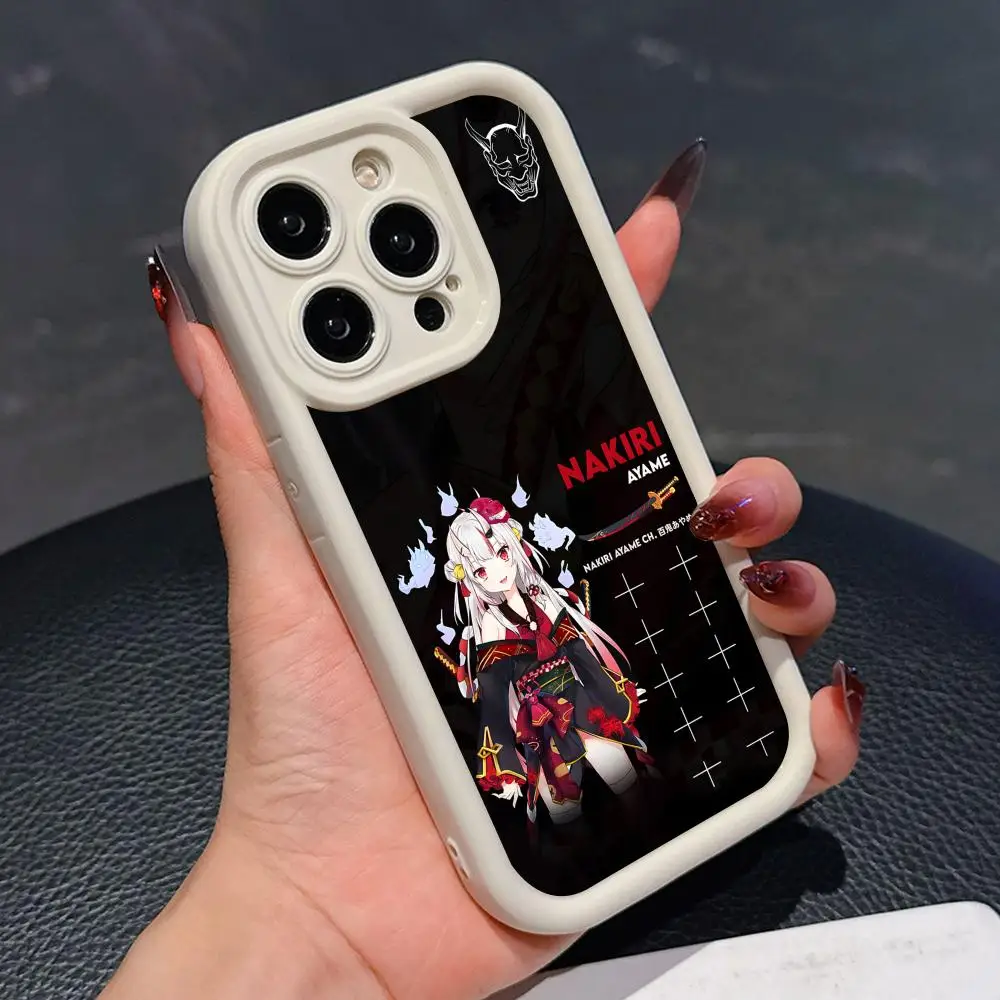 Holo Nakiri Ayame Phone Case for iPhone 17 16 15 14 13 12 11 Air Pro Max Plus White Soft TPU Shockproof Cover
Holo Nakiri Ayame Phone Case for iPhone 17 16 15 14 13 12 11 Air Pro Max Plus White Soft TPU Shockproof Cover