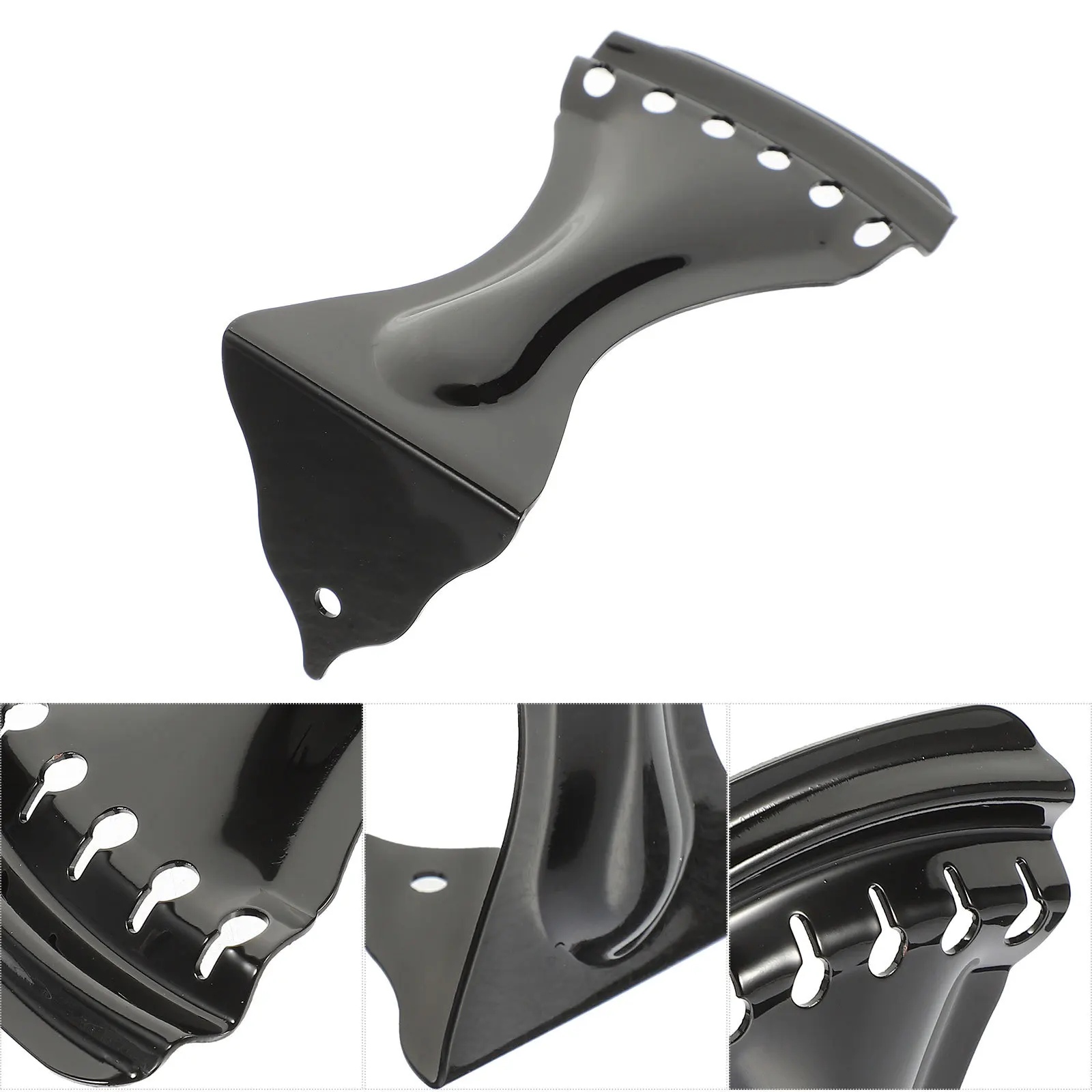 Black 6 String Tailpiece For Dobro Resonator Guitar Repair Replacement Metal 11.5 6.6 0.15Mm Multi-Treasure Instrument
Black 6 String Tailpiece For Dobro Resonator Guitar Repair Replacement Metal 11.5 6.6 0.15Mm Multi-Treasure Instrument