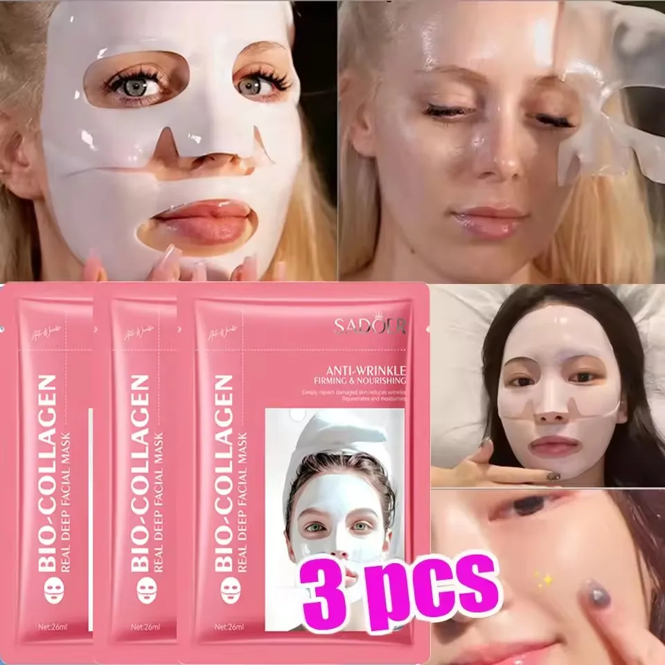 Биоколлагеновая маска для лица против морщин, выцветания лица, тонкая линия, лифтинг, твердая кожа, антивозрастная, осветляющая кожу, уход за кожей, корейская косметика
Биоколлагеновая маска для лица против морщин, выцветания лица, тонкая линия, лифтинг, твердая кожа, антивозрастная, осветляющая кожу, уход за кожей, корейская косметика