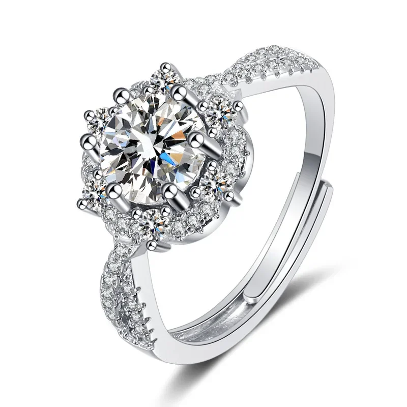 Adjustable Solitaire Rings Luxury Jewelry Women's Ring Proposal Wedding Zirconia Engagement Shining Ring Marriage Silver Color
Adjustable Solitaire Rings Luxury Jewelry Women's Ring Proposal Wedding Zirconia Engagement Shining Ring Marriage Silver Color
