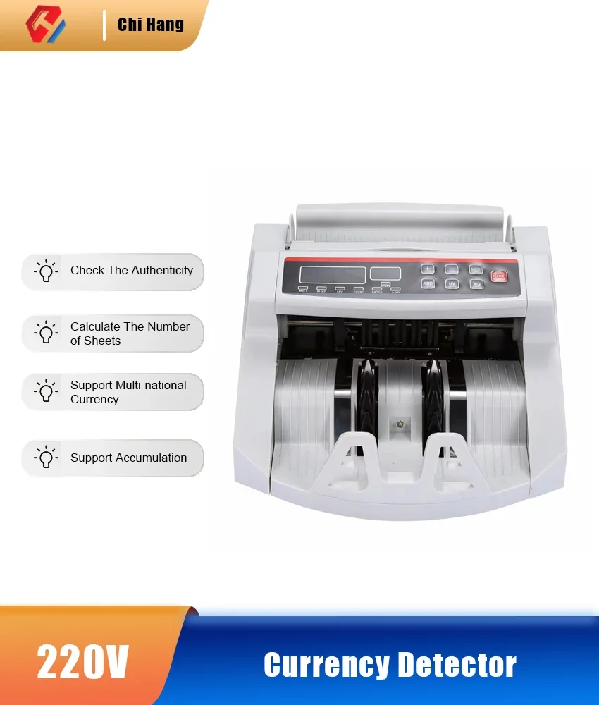 Automatic Multi-Currency Cash Banknote Counter Euro Dollar Australian Dollar Pound Sterling Liquid Crystal Display
Automatic Multi-Currency Cash Banknote Counter Euro Dollar Australian Dollar Pound Sterling Liquid Crystal Display