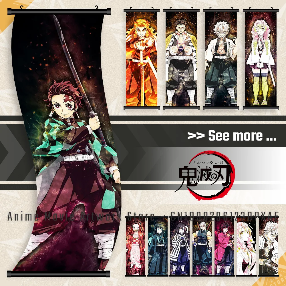 Demon Slayer Anime Figures Wall Art Home Decor Canvas Hanging Kamado Tanjirou Painting Picture Print Cartoon Poster Living Room
Demon Slayer Anime Figures Wall Art Home Decor Canvas Hanging Kamado Tanjirou Painting Picture Print Cartoon Poster Living Room