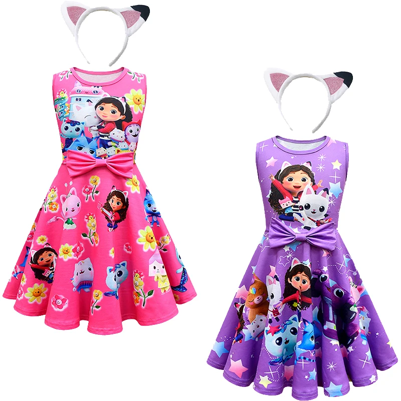Adorable Baby Girls Gabbys Dollhouse Child Party Cosplay Costume Polyester Dress Fashion Kids Vest Bow Princess Birthday Clothes
Adorable Baby Girls Gabbys Dollhouse Child Party Cosplay Costume Polyester Dress Fashion Kids Vest Bow Princess Birthday Clothes