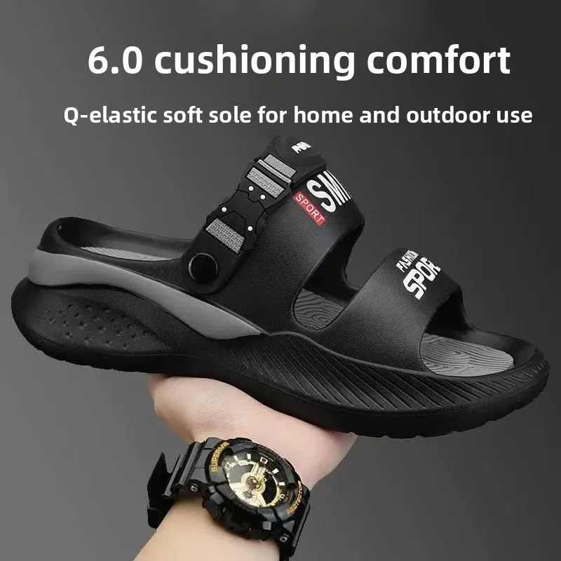 Men's Summer Outdoor Beach Sandals Two-Way Wear Driving Anti-Slip Wear-Resistant Thick Bottom EVA Flat Sandals Casual Slip-On
Men's Summer Outdoor Beach Sandals Two-Way Wear Driving Anti-Slip Wear-Resistant Thick Bottom EVA Flat Sandals Casual Slip-On