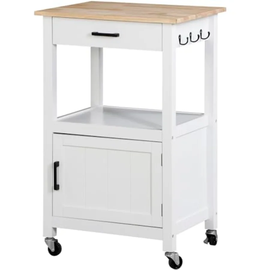 Rolling Kitchen Island Cart with Storage Cabinet and Shelf Small Home Coffee Bar with Drawer on Wheels White Microwaves Stand f
Rolling Kitchen Island Cart with Storage Cabinet and Shelf Small Home Coffee Bar with Drawer on Wheels White Microwaves Stand f