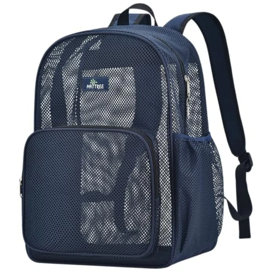 Mesh Bacpack for School Beach Swimming Outdoor Fitness, Heavy Duty Mesh Bookbag with Sturdy Material for Women and Men, Blue
Mesh Bacpack for School Beach Swimming Outdoor Fitness, Heavy Duty Mesh Bookbag with Sturdy Material for Women and Men, Blue