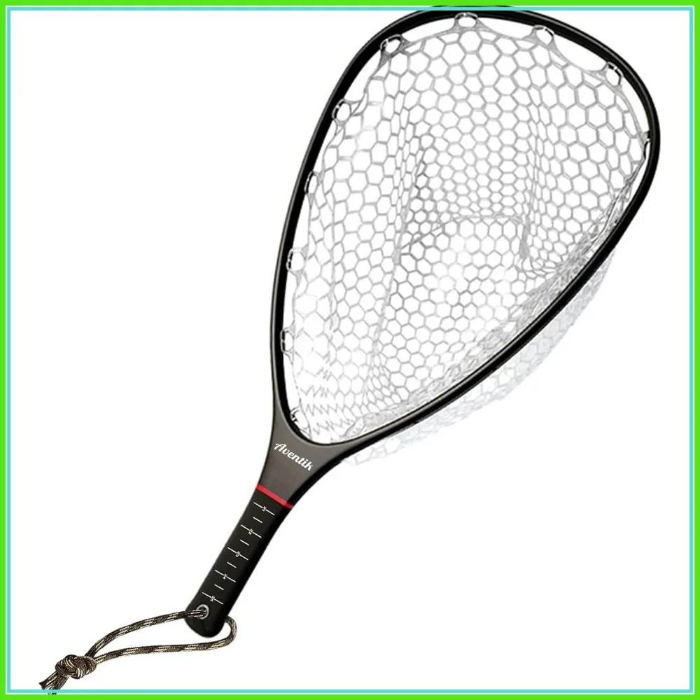 Lightweight Carbon Fiber Floating Fishing Net with Clear Rubber for Trout Catch & Release
Lightweight Carbon Fiber Floating Fishing Net with Clear Rubber for Trout Catch & Release