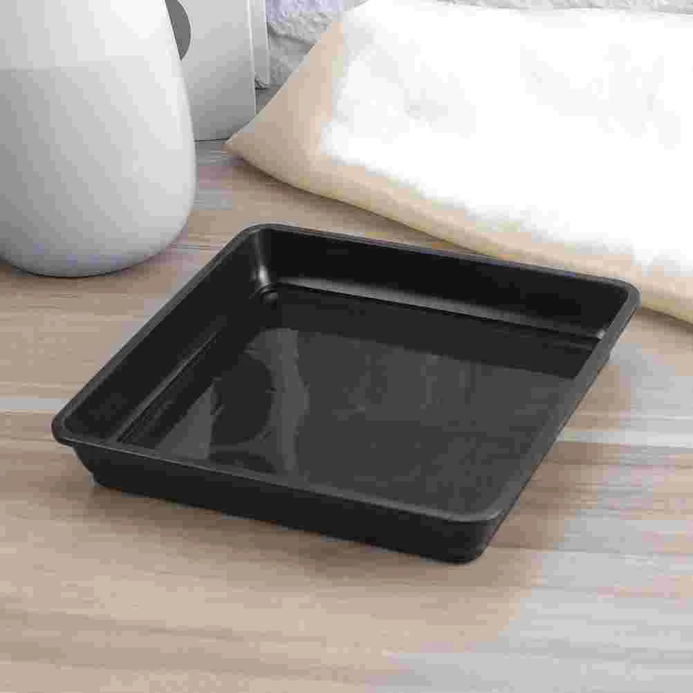 5 Pcs Terrarium Flowerpot Support Square Watering Tray Classic Planter Pallet Black Holder
5 Pcs Terrarium Flowerpot Support Square Watering Tray Classic Planter Pallet Black Holder