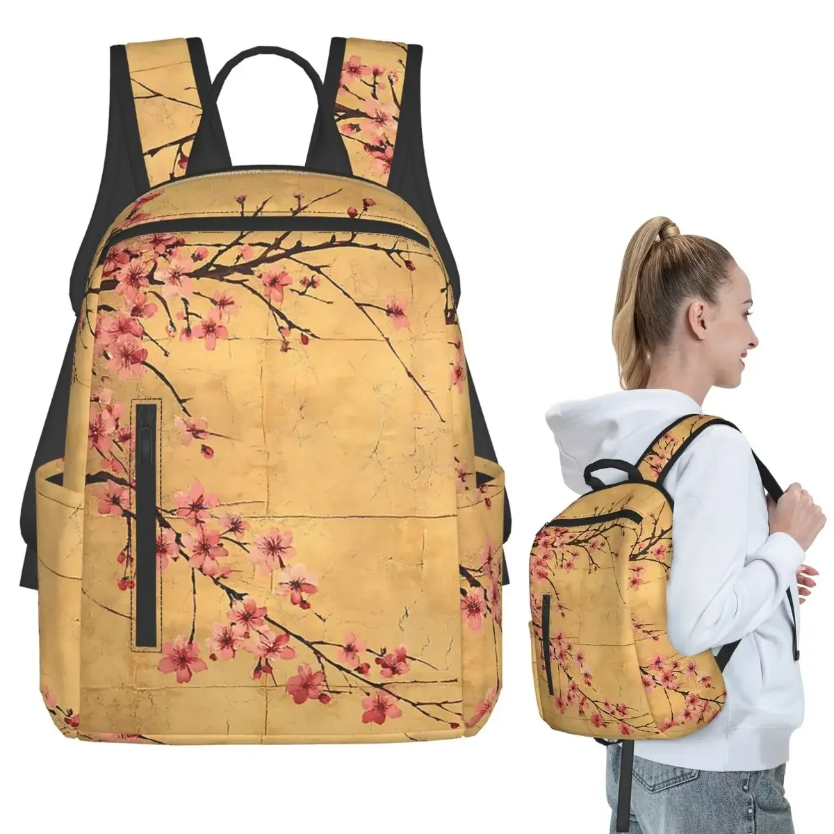 Sakura Cherry Blossom Japanese Flowers Backpack Student BookBag Kids School Bag Laptop Shoulder Bags Men Women
Sakura Cherry Blossom Japanese Flowers Backpack Student BookBag Kids School Bag Laptop Shoulder Bags Men Women