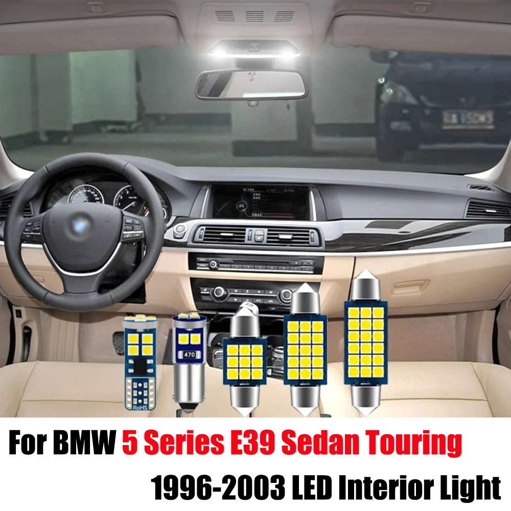For BMW 5 Series E39 Sedan Touring 1996 1997 1998 1999 2000 2001 2002 2003 Canbus Car LED Bulb Interior Light Auto Lamp Kit
For BMW 5 Series E39 Sedan Touring 1996 1997 1998 1999 2000 2001 2002 2003 Canbus Car LED Bulb Interior Light Auto Lamp Kit