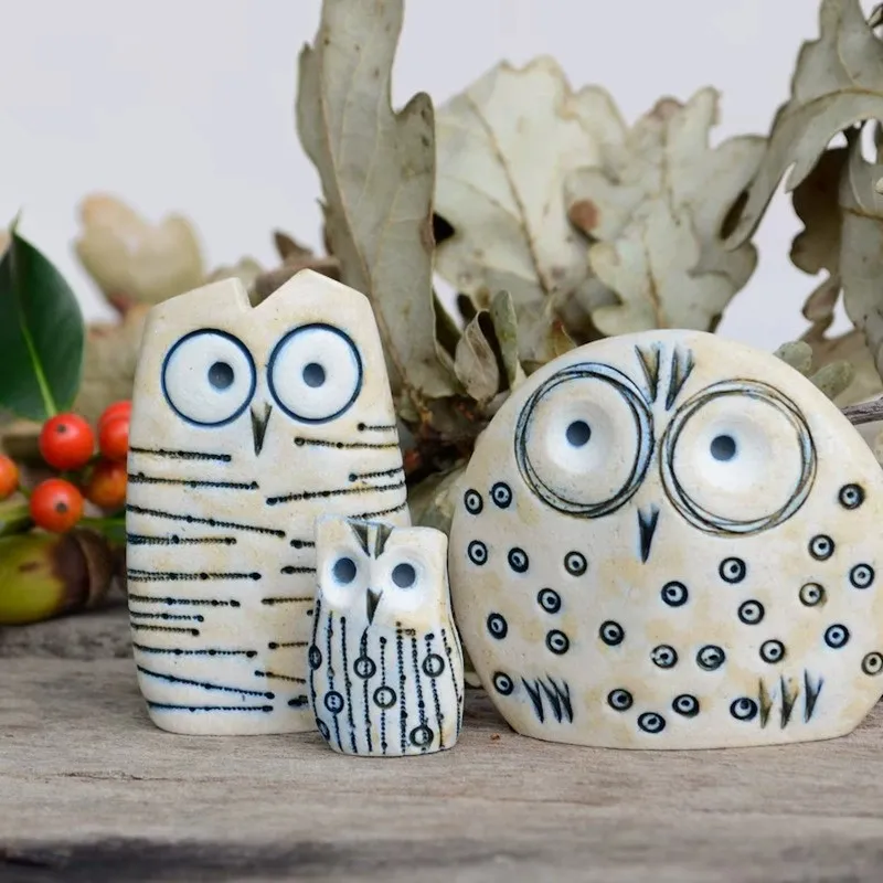 3pcs Creative Owl Decorative Sculpture Lucky Owl Guardian Animal Statue Gift Miniature Owl For Home Balcony Art Decoration
3pcs Creative Owl Decorative Sculpture Lucky Owl Guardian Animal Statue Gift Miniature Owl For Home Balcony Art Decoration