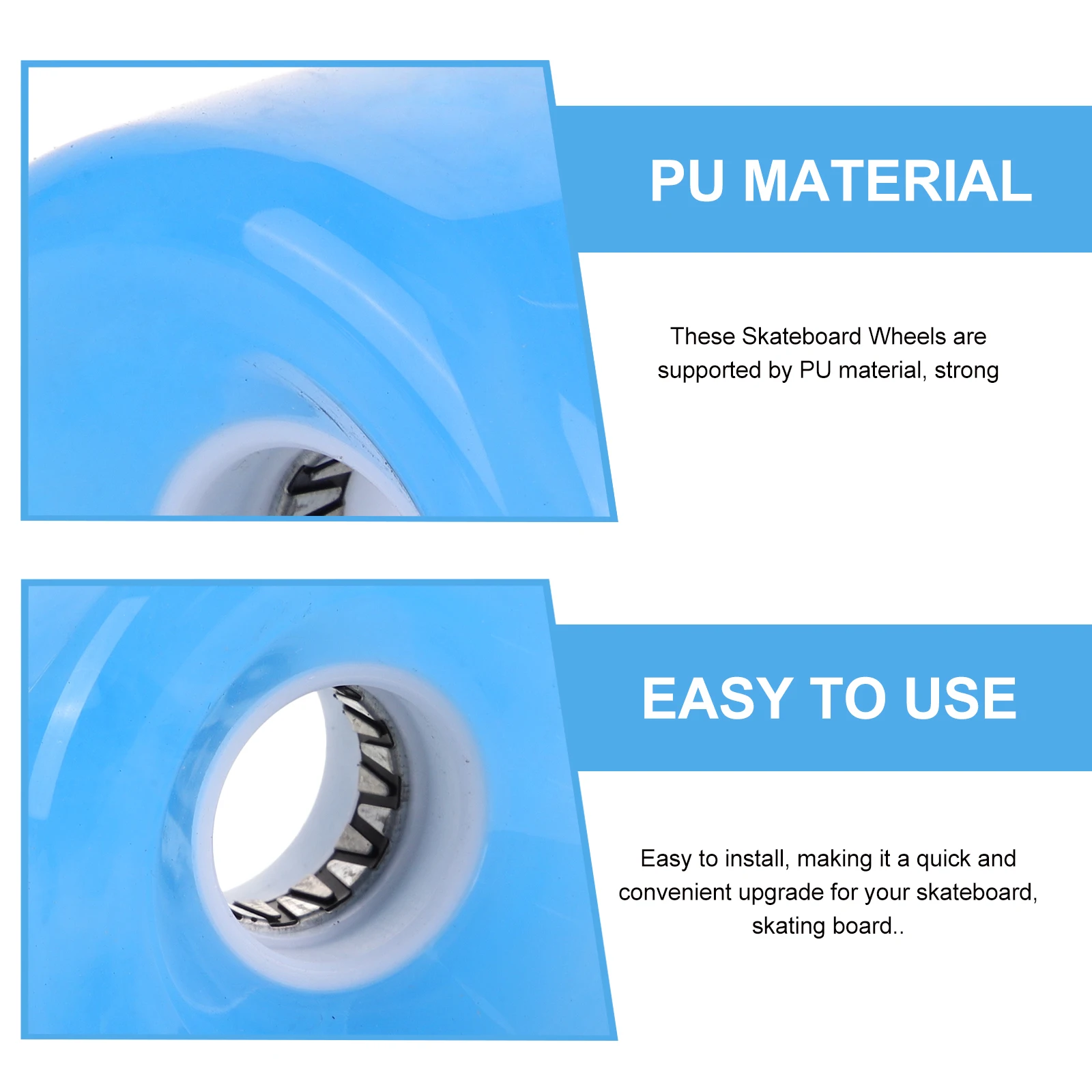 2pcs Skateboard Glow Wheels Replacement Sky-Blue Pu Durable Long Lasting Easy Installation Universal Wheel For Kick Scooter
2pcs Skateboard Glow Wheels Replacement Sky-Blue Pu Durable Long Lasting Easy Installation Universal Wheel For Kick Scooter