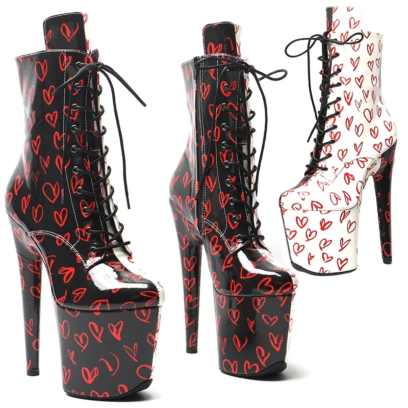 Leecabe 20CM/8INCH Love Patent Upper Mix color Trend fashion sexy high heel platform stripper heel pole dance boots
Leecabe 20CM/8INCH Love Patent Upper Mix color Trend fashion sexy high heel platform stripper heel pole dance boots