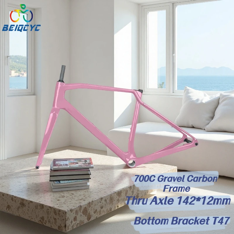 700C Гоночный гравийный каркас для велокросса 27,5er Карбоновая гравийная рама Di2 Дисковый тормоз с плоским креплением с резьбой T47 Внутренний трос сквозная ось
700C Гоночный гравийный каркас для велокросса 27,5er Карбоновая гравийная рама Di2 Дисковый тормоз с плоским креплением с резьбой T47 Внутренний трос сквозная ось