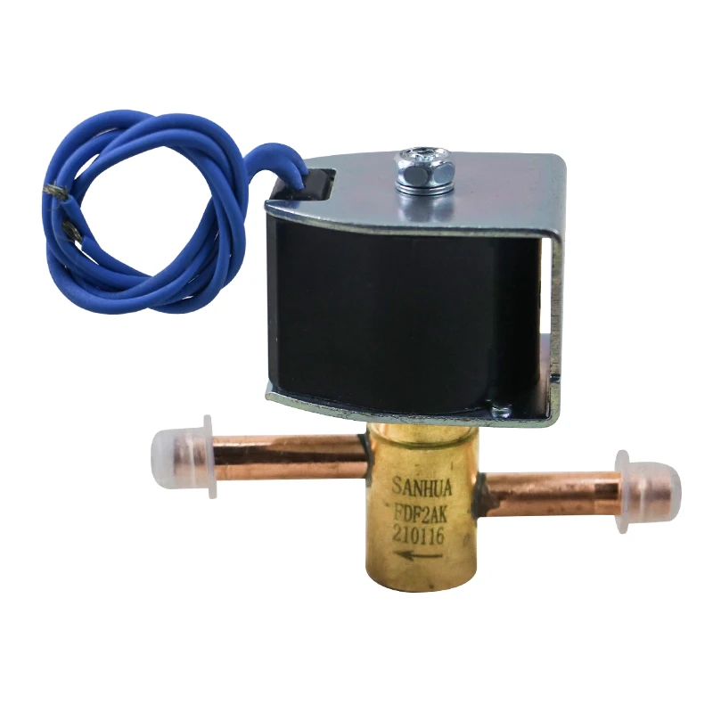 Refrigeration accessories Air conditioner Sanhua solenoid valve 220V Normally open right angle two-way FDF2AK
Refrigeration accessories Air conditioner Sanhua solenoid valve 220V Normally open right angle two-way FDF2AK