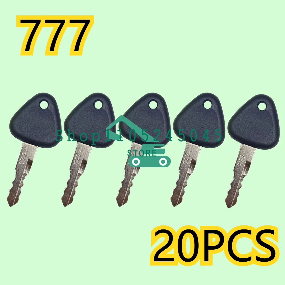 20PCS 777 Starter Keys for Excavator & Heavy Equipment Ignition Switch Starter Replacement Fit Many Models
20PCS 777 Starter Keys for Excavator & Heavy Equipment Ignition Switch Starter Replacement Fit Many Models