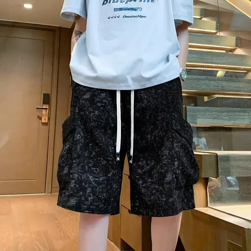 Summer Large Size 250 Pounds Hong Kong Style Workwear Shorts Men's Trendy Brand Star Dyed Sports Loose Five-Quarter Pants
Summer Large Size 250 Pounds Hong Kong Style Workwear Shorts Men's Trendy Brand Star Dyed Sports Loose Five-Quarter Pants