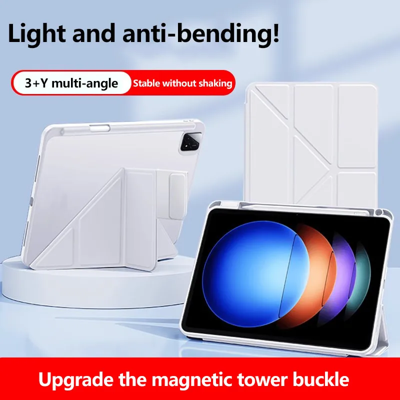 Чехол для Redmi Pad SE 8,7, 4G, SE, 11, 10,61, Xiaomi Pad 6, 6Pro, 5, 5Pro, акриловый Y-образный складной чехол-подставка с магнитной застежкой и слотом для ручки
Чехол для Redmi Pad SE 8,7, 4G, SE, 11, 10,61, Xiaomi Pad 6, 6Pro, 5, 5Pro, акриловый Y-образный складной чехол-подставка с магнитной застежкой и слотом для ручки