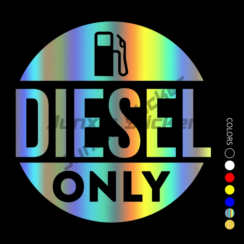 Various Sizes Die-Cut Vinyl Decal Diesel Only Car Sticker Waterproof Auto Decors on Car Body Bumper Rear Window
Various Sizes Die-Cut Vinyl Decal Diesel Only Car Sticker Waterproof Auto Decors on Car Body Bumper Rear Window