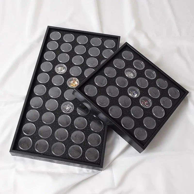 1 комплект, витрина, коробка для хранения драгоценных камней с бриллиантами, маленькие круглые пластиковые контейнеры, коробка-органайзер для ювелирных изделий, контейнер с пеной 
1 комплект, витрина, коробка для хранения драгоценных камней с бриллиантами, маленькие круглые пластиковые контейнеры, коробка-органайзер для ювелирных изделий, контейнер с пеной