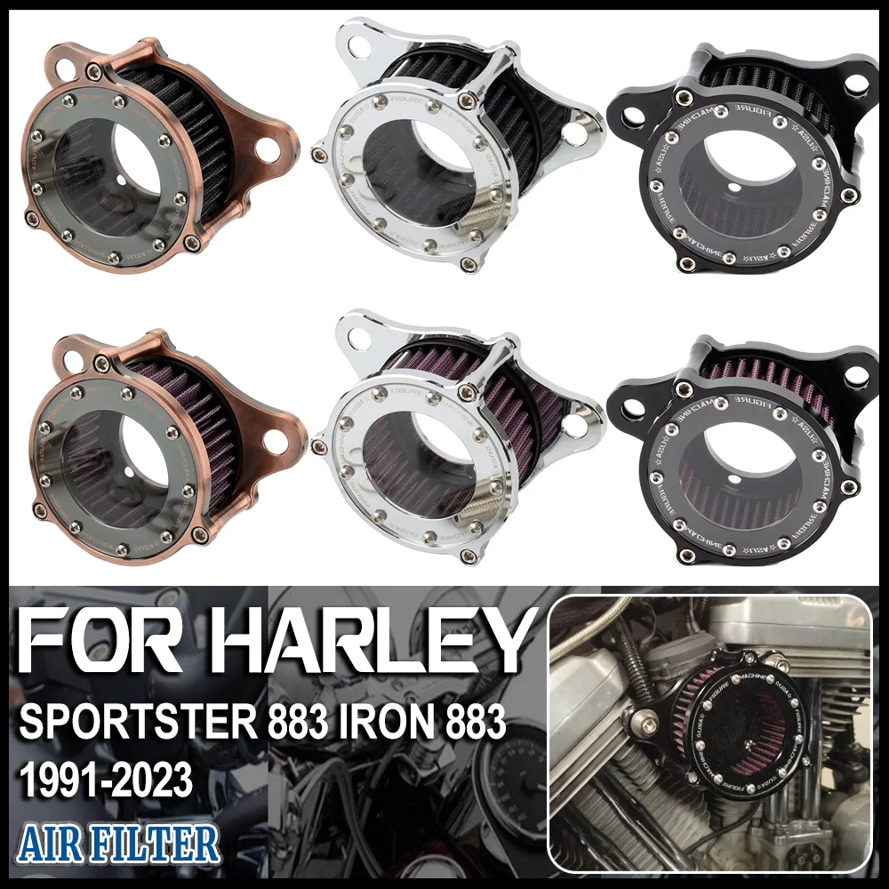 Motorcycle Air Filter Air Cleaner Intake System Kits For Harley Sportster XL883 1200 Iron 883 Seventy-Two Forty Eight 1991-2023
Motorcycle Air Filter Air Cleaner Intake System Kits For Harley Sportster XL883 1200 Iron 883 Seventy-Two Forty Eight 1991-2023