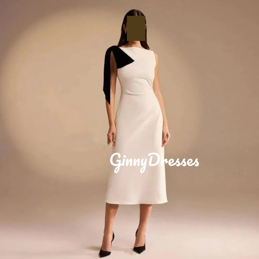Evening Luxury Dress Customized Column Scoop Neckline Floor-Length Bow Elegant Party Dresses For Women Zipper Up Sleeveless Form
Evening Luxury Dress Customized Column Scoop Neckline Floor-Length Bow Elegant Party Dresses For Women Zipper Up Sleeveless Form