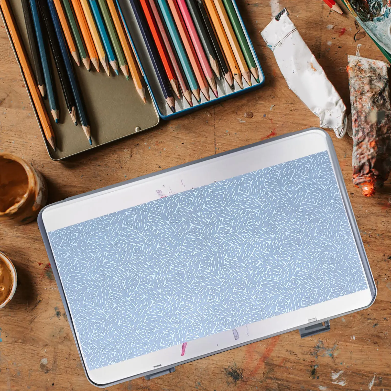 Набор из 10 увлажняющих водопроводящих бумажных ковриков для смешивания красок, инструмент для ручной росписи, хранения и художественных принадлежностей
Набор из 10 увлажняющих водопроводящих бумажных ковриков для смешивания красок, инструмент для ручной росписи, хранения и художественных принадлежностей