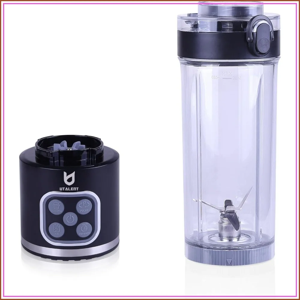 Cordless Portable Blender, 25 oz Removable Vessel, 700W Personal Blender for Smoothies & Ice Crush, 4 Programs, Leakproof Lid & Sip Spout, USB-C Rechargeable, Dishwasher Safe
Cordless Portable Blender, 25 oz Removable Vessel, 700W Personal Blender for Smoothies & Ice Crush, 4 Programs, Leakproof Lid & Sip Spout, USB-C Rechargeable, Dishwasher Safe