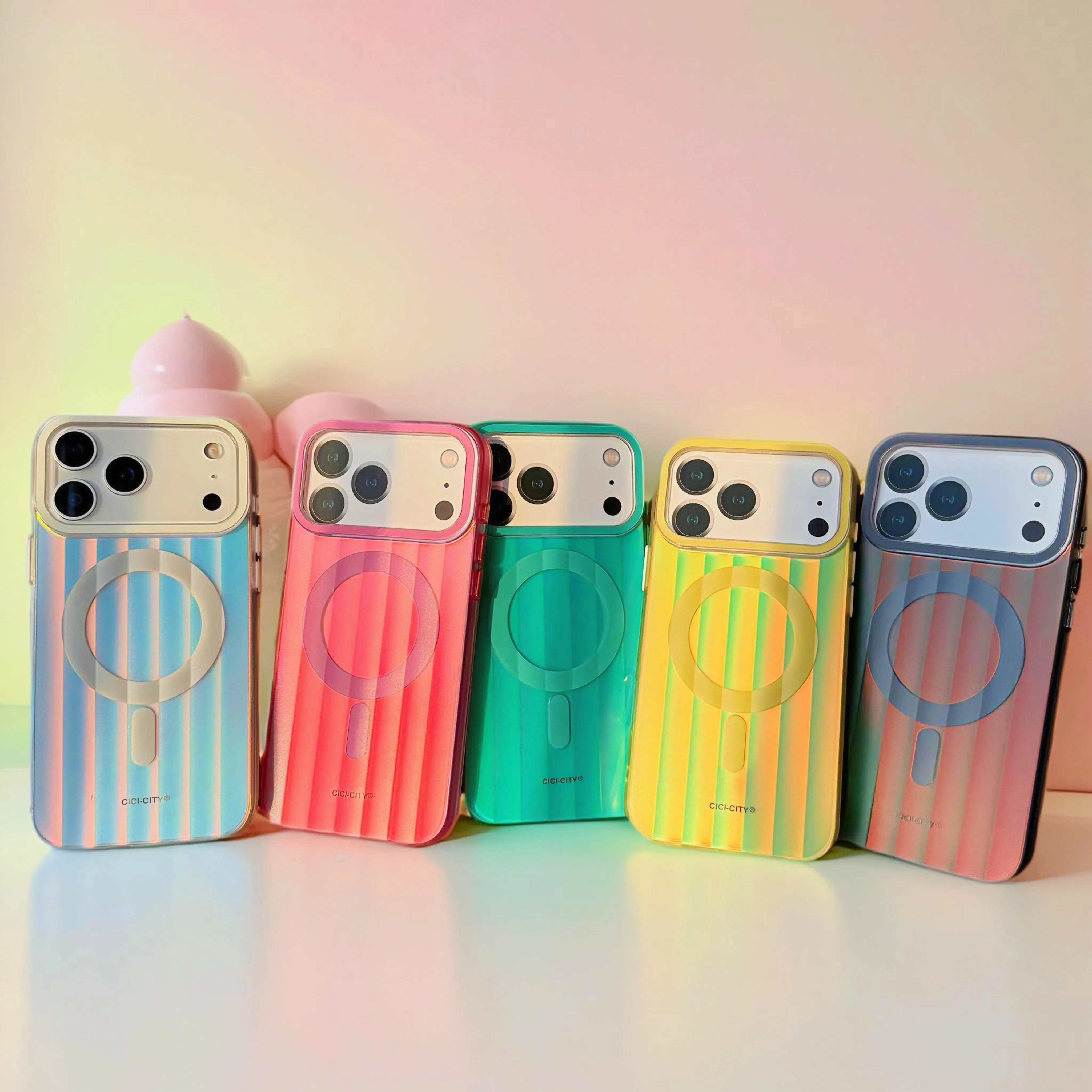 Чехол в полоску для чемодана с градиентом ярких цветов допамина для IPhone 17, 16, 15, 14, 13, Pro Max, противоударный защитный чехол с магнитным кронштейном
Чехол в полоску для чемодана с градиентом ярких цветов допамина для IPhone 17, 16, 15, 14, 13, Pro Max, противоударный защитный чехол с магнитным кронштейном