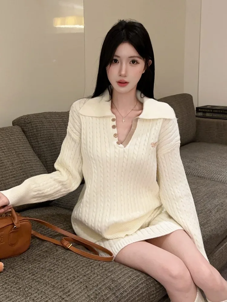 Loose Casual Knitted Two-Piece Set Women's Autumn Winter Lazy Sweater Half Skirt Commute Style Korean Version Belted A-Line S...
Loose Casual Knitted Two-Piece Set Women's Autumn Winter Lazy Sweater Half Skirt Commute Style Korean Version Belted A-Line S...