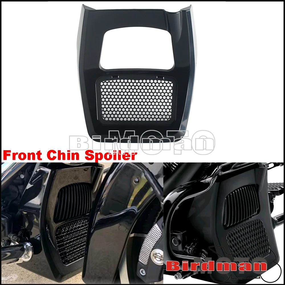 Motorcycle Front Chin Spoiler Radiator Cover For Harley Touring Road King Street Road Electra Glide FLHR FLHX FLTRX FLHT 2017-24
Motorcycle Front Chin Spoiler Radiator Cover For Harley Touring Road King Street Road Electra Glide FLHR FLHX FLTRX FLHT 2017-24