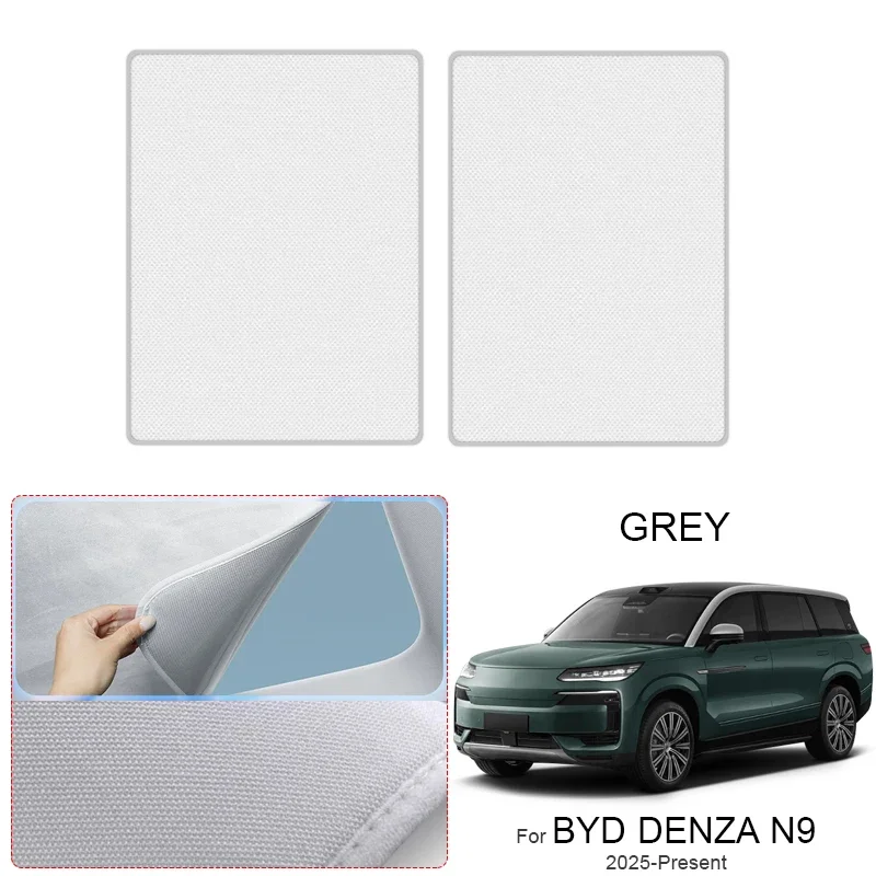 Suede Fabric Anti-UV Electrostatic Adsorption Heat Insulation Sunroof Sunshade for BYD DENZA N9 2025-Present
Suede Fabric Anti-UV Electrostatic Adsorption Heat Insulation Sunroof Sunshade for BYD DENZA N9 2025-Present