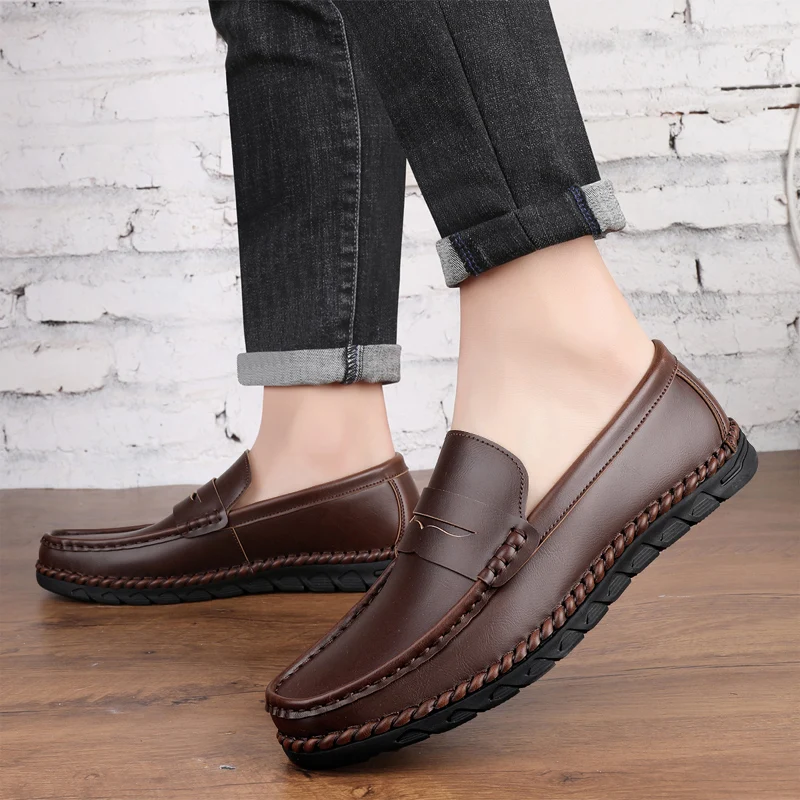 Classic Business Men's Leather Shoes Comfortable and versatile design style Office Party Plus Size 38-46 daily shoes Black
Classic Business Men's Leather Shoes Comfortable and versatile design style Office Party Plus Size 38-46 daily shoes Black