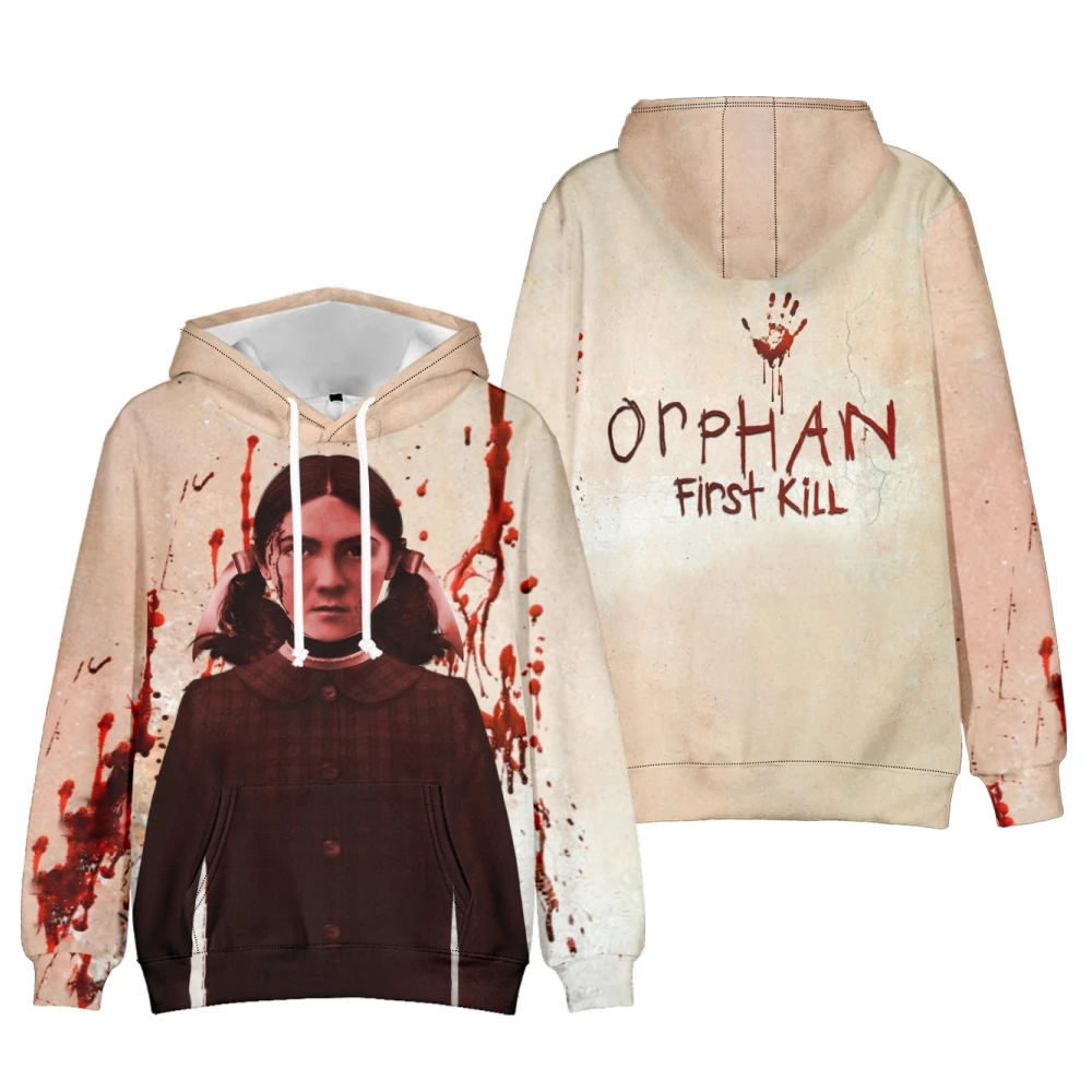 Orphan First Kill Hoodie Unisex Long Sleeve Woman Man Sweatshirt 2022 American Horro Movie 3D Clothes
Orphan First Kill Hoodie Unisex Long Sleeve Woman Man Sweatshirt 2022 American Horro Movie 3D Clothes