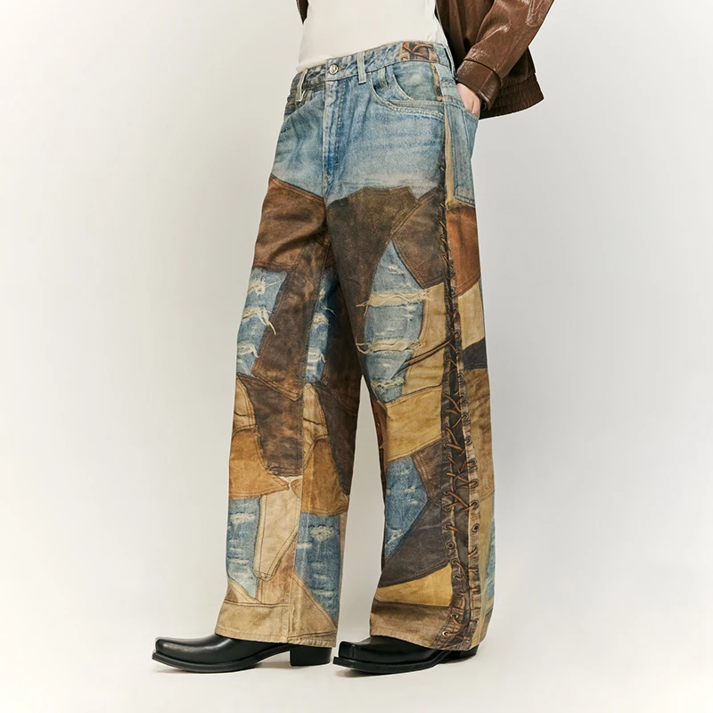 Fashion Street Design High-End Jeans for Men and Women 2024 Autumn Fashion Brand Loose Cool Straight Wide Leg Casual Trousers
Fashion Street Design High-End Jeans for Men and Women 2024 Autumn Fashion Brand Loose Cool Straight Wide Leg Casual Trousers
