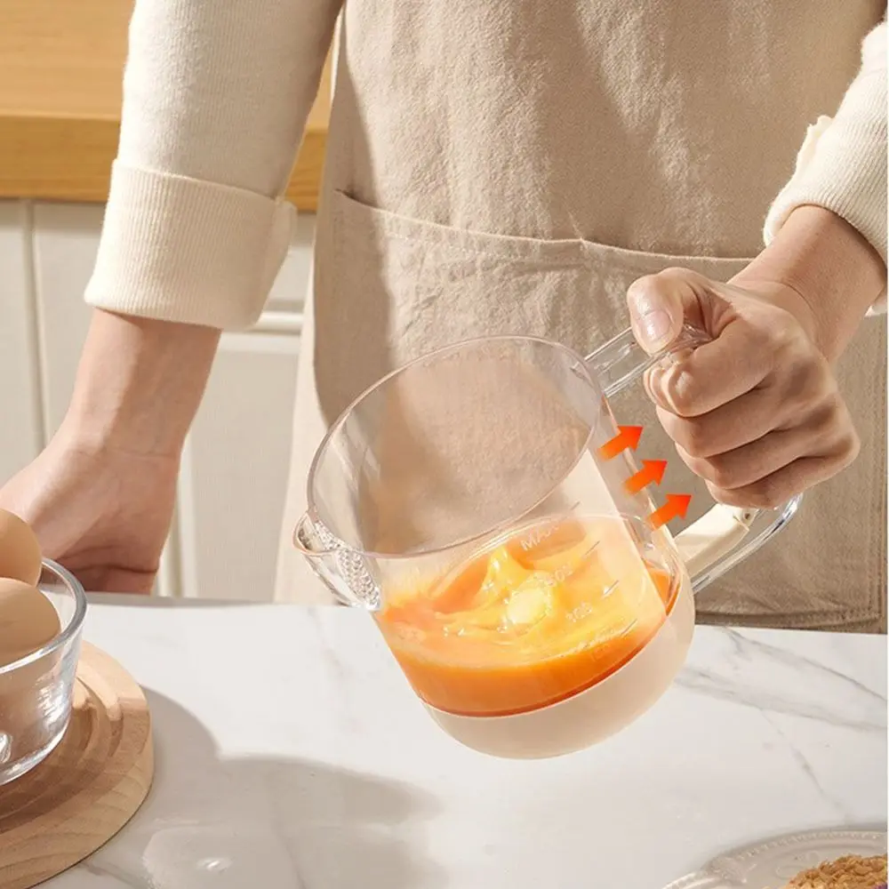 with Clear Scale Mixing Cup Whisk Manual Dust-proof Egg Beater Semi-automatic Time Saving Liquid Mixing Cup Household
with Clear Scale Mixing Cup Whisk Manual Dust-proof Egg Beater Semi-automatic Time Saving Liquid Mixing Cup Household