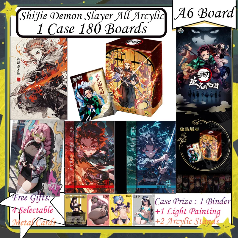 ShiJie Demon Slayer A6 Все акриловые доски Карты Demon Slayer Tanjirou Kamado Nezuko Коллекционные карты персонажей Аниме Подарки Хобби
ShiJie Demon Slayer A6 Все акриловые доски Карты Demon Slayer Tanjirou Kamado Nezuko Коллекционные карты персонажей Аниме Подарки Хобби