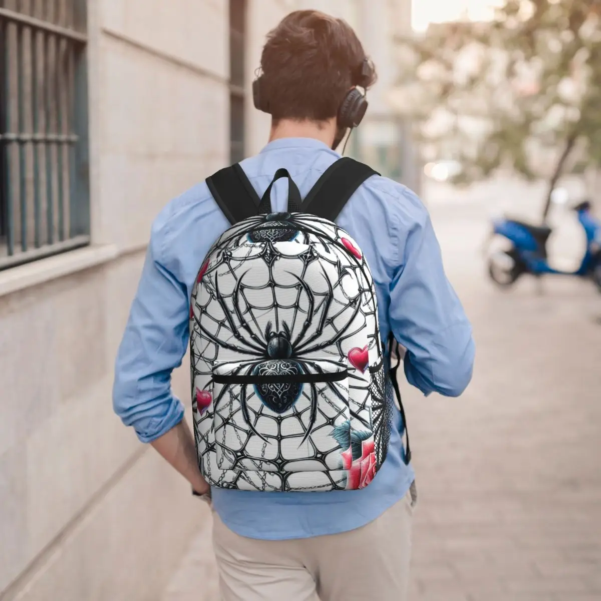 Gothic Spider Web With Roses Backpack Boys Girls BookBag Kids School Bag Computer Shoulder Bags for Men Women
Gothic Spider Web With Roses Backpack Boys Girls BookBag Kids School Bag Computer Shoulder Bags for Men Women