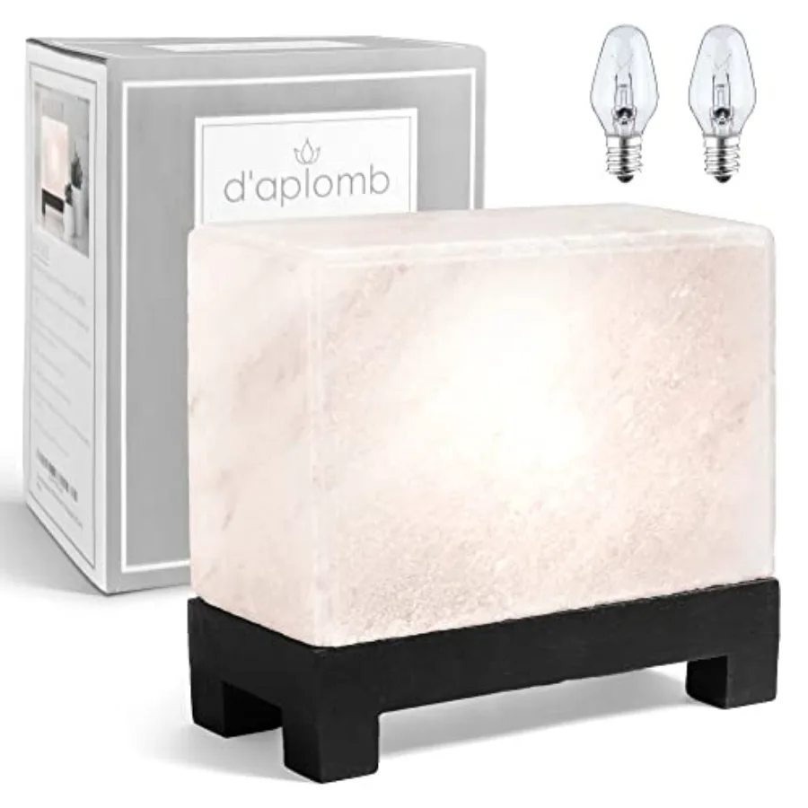 100% Authentic Natural Himalayan Salt Lamp;Hand-Carved Modern Rectangle Rare White Crystal Rock Salt from The Himalayan Mountai
100% Authentic Natural Himalayan Salt Lamp;Hand-Carved Modern Rectangle Rare White Crystal Rock Salt from The Himalayan Mountai