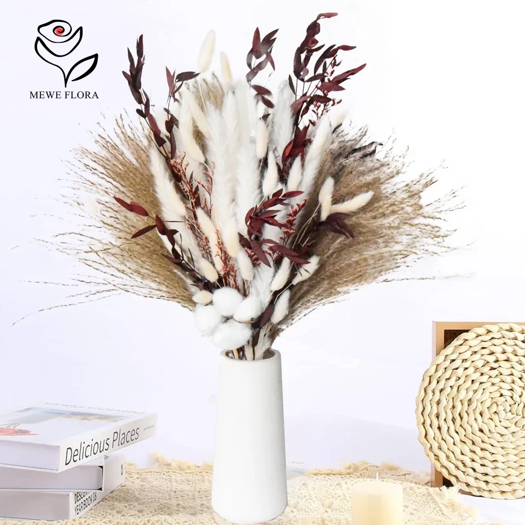 Dried Flowers Natural White Pampas Grass Bouquets Wedding Party Decoration Fluffy Reeds Rabbit Tail Boho Home Decor Arrangement
Dried Flowers Natural White Pampas Grass Bouquets Wedding Party Decoration Fluffy Reeds Rabbit Tail Boho Home Decor Arrangement